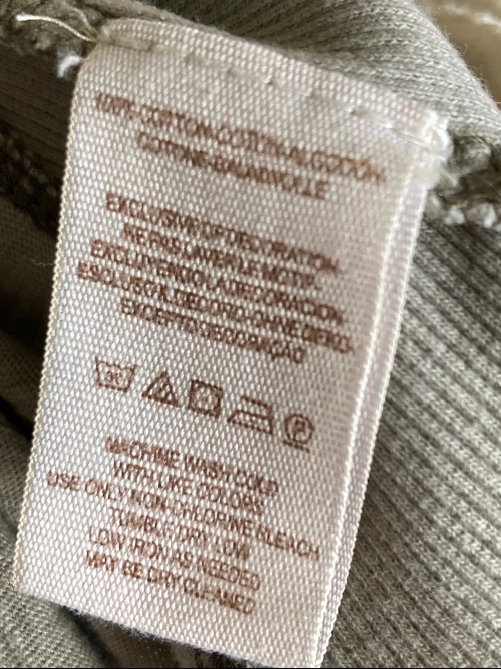 Free People Y2k Olive Mineral Wash Henley Scoopneck Crochet Ribbon sleeves sz M